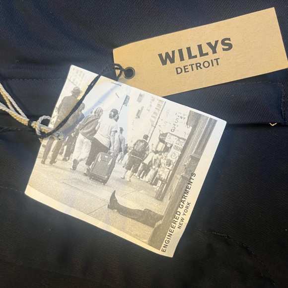 NWT Engineered Garments Fatigue Shorts Navy - Picture 4 of 9